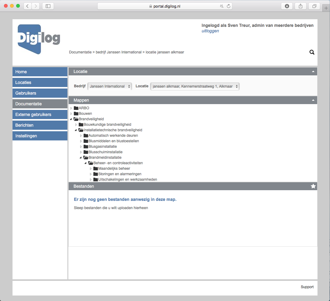 Alle installaties overzicht